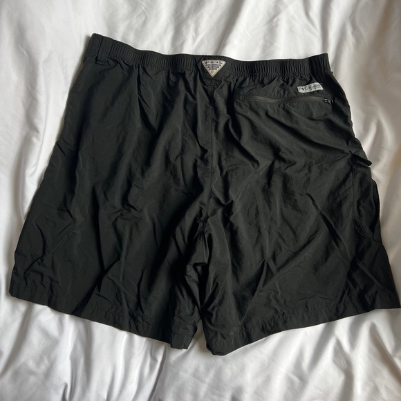 Men’s Elastic Waist Columbia Shorts Size XXL Black - Picture 3 of 8